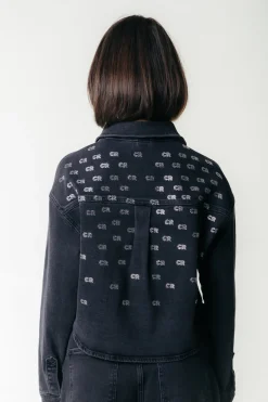 Online Colourful Rebel Billie Denim Blouse | Dark grey denim Darkgreydenim