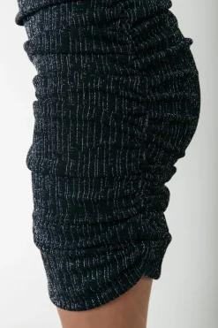 Online Colourful Rebel Bryssa Lurex Dress | Metallic silver Metallicsilver