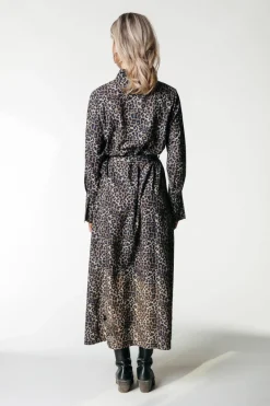 Best Colourful Rebel Desiree Leopard Dress | Warm Brown Warmbrown