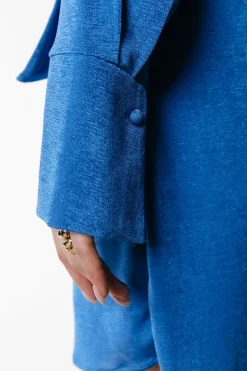 Clearance Colourful Rebel Dorin Uni Wrap Dress | Vallarta Blue Vallartablue