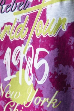 New Colourful Rebel Flower World Tour Sweat | Light grey melange Lightgreymelange