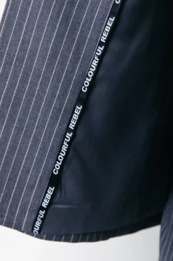 Best Colourful Rebel Jesra Stripe Blazer | Dark grey Darkgrey