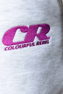 Outlet Colourful Rebel Joelle Logo Jogger Pants | Light grey melange Lightgreymelange