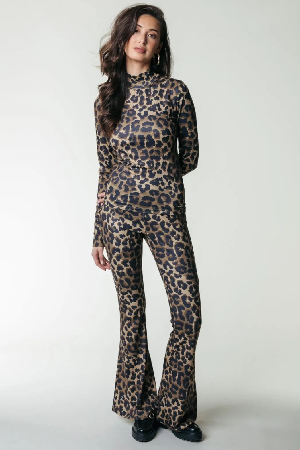 Fashion Colourful Rebel Leopard Peached Flare | Warm Brown Warmbrown