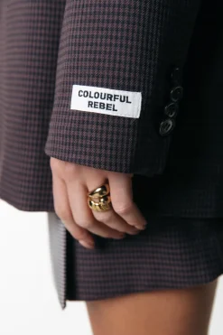 Fashion Colourful Rebel Mimmi Blazer | Dark brown Darkbrown