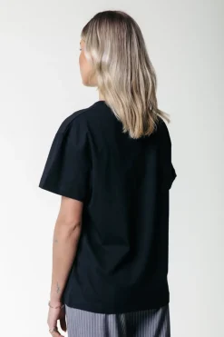 Clearance Colourful Rebel Puff Logo T-shirt | Black