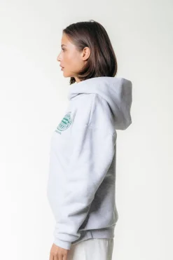 Best Colourful Rebel Racer Logo Hoodie | Light grey melange Lightgreymelange