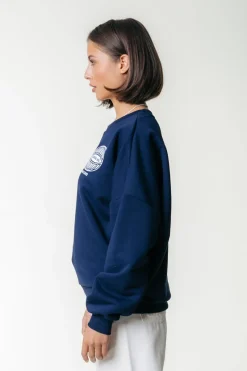 Clearance Colourful Rebel Racer Logo Sweat | Dark Navy Darknavy
