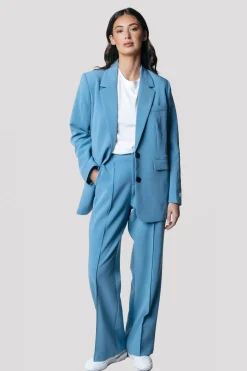 Online Colourful Rebel Rus Straight Pants | Adriatic Blue Adriaticblue