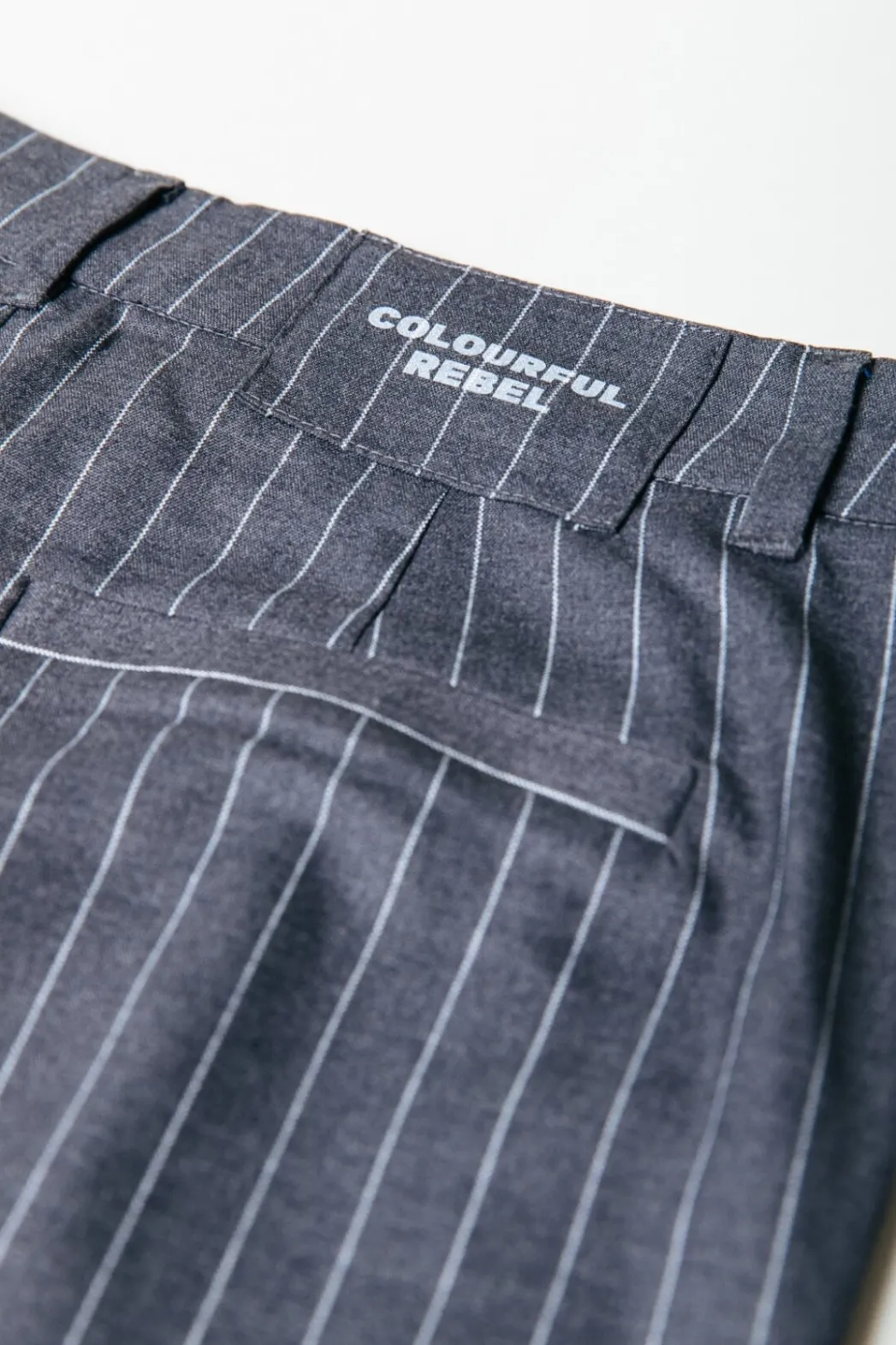 Outlet Colourful Rebel Rus Straight Pants | Dark Anthracite Darkanthracite