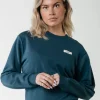 New Colourful Rebel Uni Label Sweat | Atlantic green Atlanticgreen