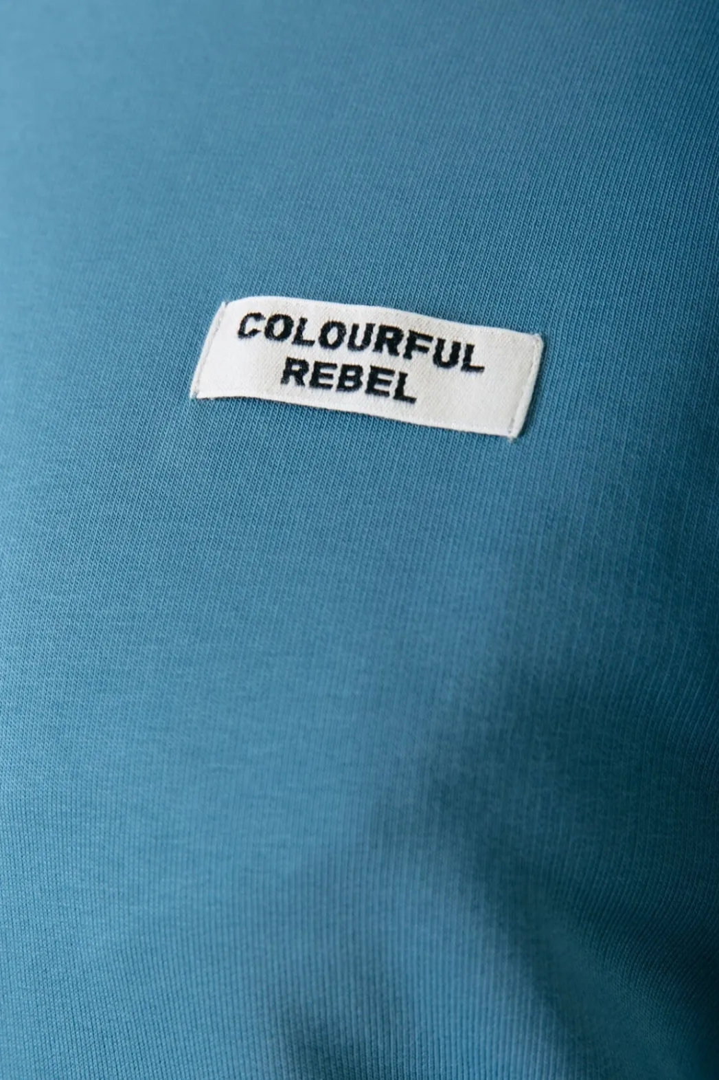 New Colourful Rebel Uni Label Sweat | Soft petrol Softpetrol