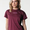 New Colourful Rebel Uni Logo T-shirt | Port Red Portred