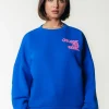 Fashion Colourful Rebel Wave Logo Sweat | Medium blue Mediumblue
