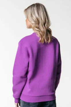 Online Colourful Rebel Wave Logo Sweat | Violet Pink Violetpink